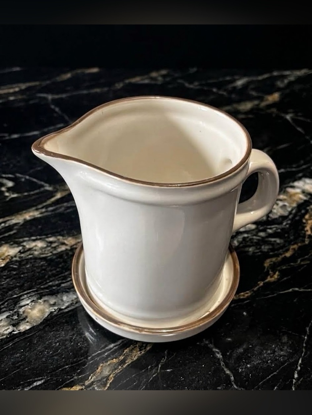 Japan Small Stonewear Creamer Pitcher